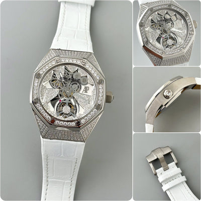 41mm Royal Oak Diamond Stainless Steel Automatic Watch
