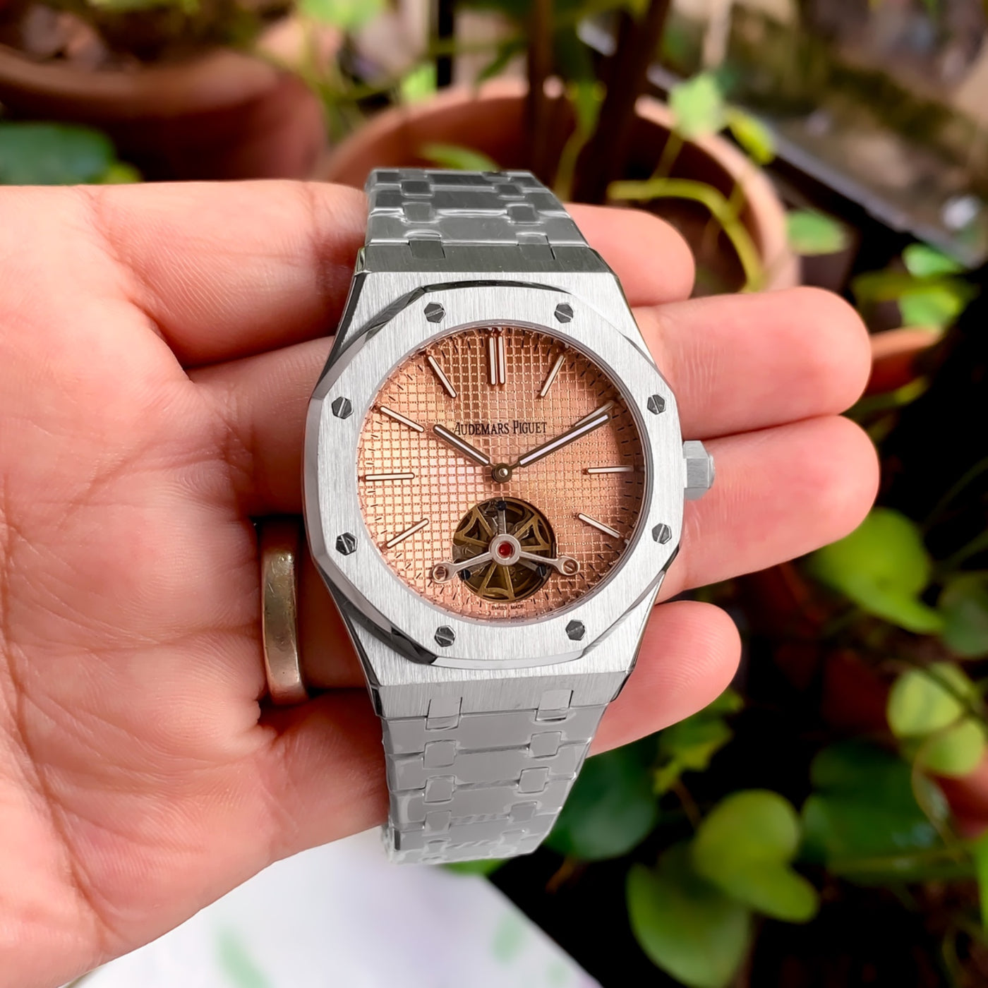 41mm Royal Oak Stainless Steel Tourbillion Automatic Watch