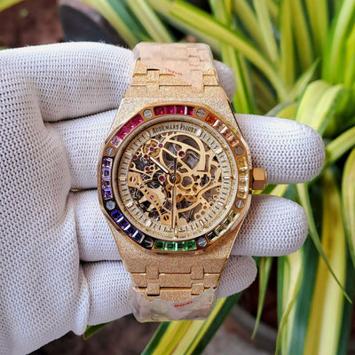 41mm Royal Oak Rainbow Sparkle Stainless Steel Automatic Watch