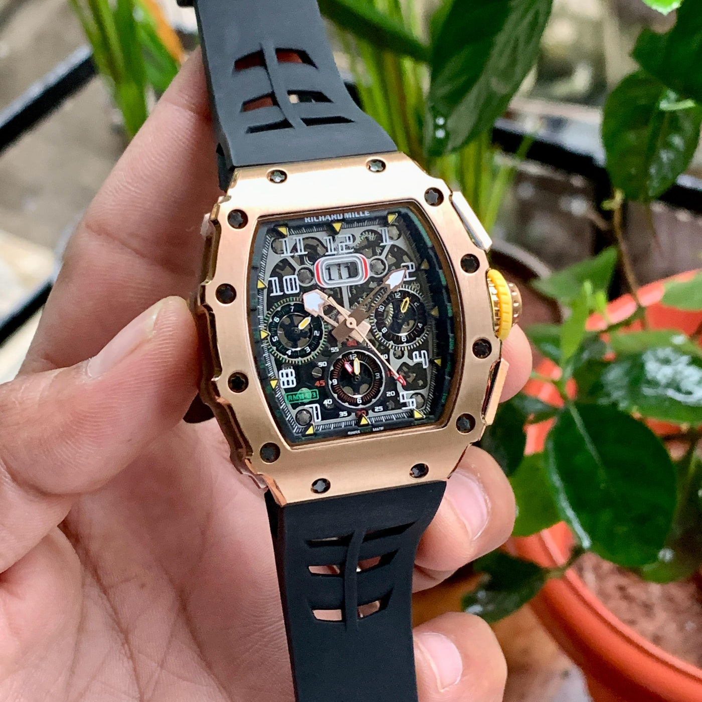 RM11-03 Automatic Flyback Chronograph Titanium Watch