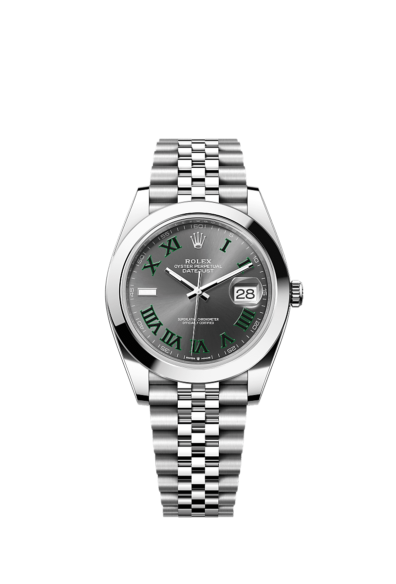 Datejust 126300 41mm Smooth Bezel Roman Dial AAA Quality Watch
