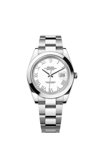 Datejust 126300 41mm Smooth Bezel Roman Dial AAA Quality Watch