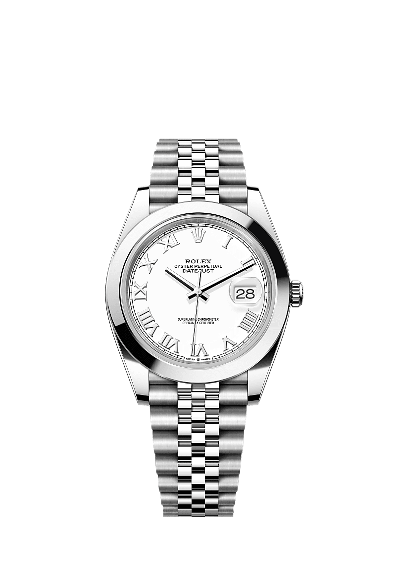 Datejust 126300 41mm Smooth Bezel Roman Dial AAA Quality Watch