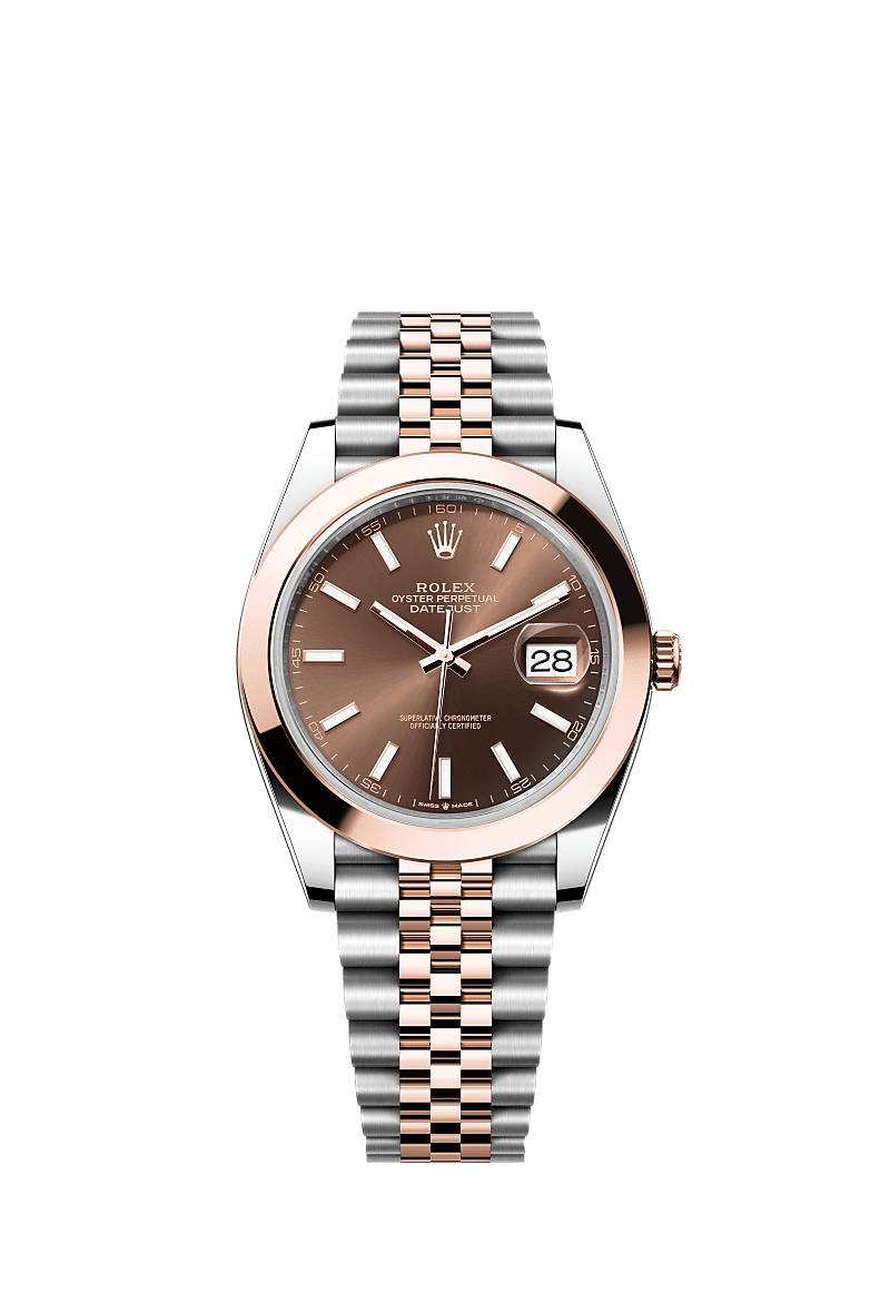 Datejust 126301 41mm Smooth Bezel RoseGold Silver Twotone AAA Quality Watch