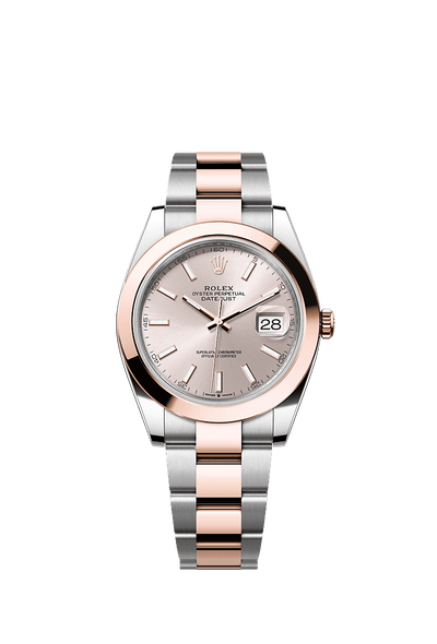 Datejust 126301 41mm Smooth Bezel RoseGold Silver Twotone AAA Quality Watch