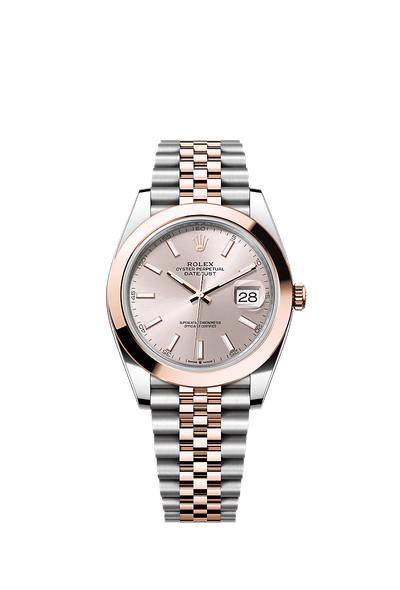 Datejust 126301 41mm Smooth Bezel RoseGold Silver Twotone AAA Quality Watch