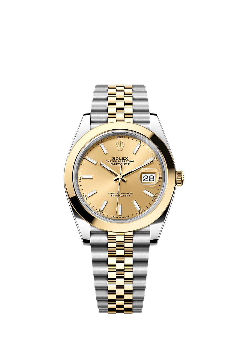 Datejust 126303 41mm Smooth Bezel Gold Silver Twotone AAA Quality Watch