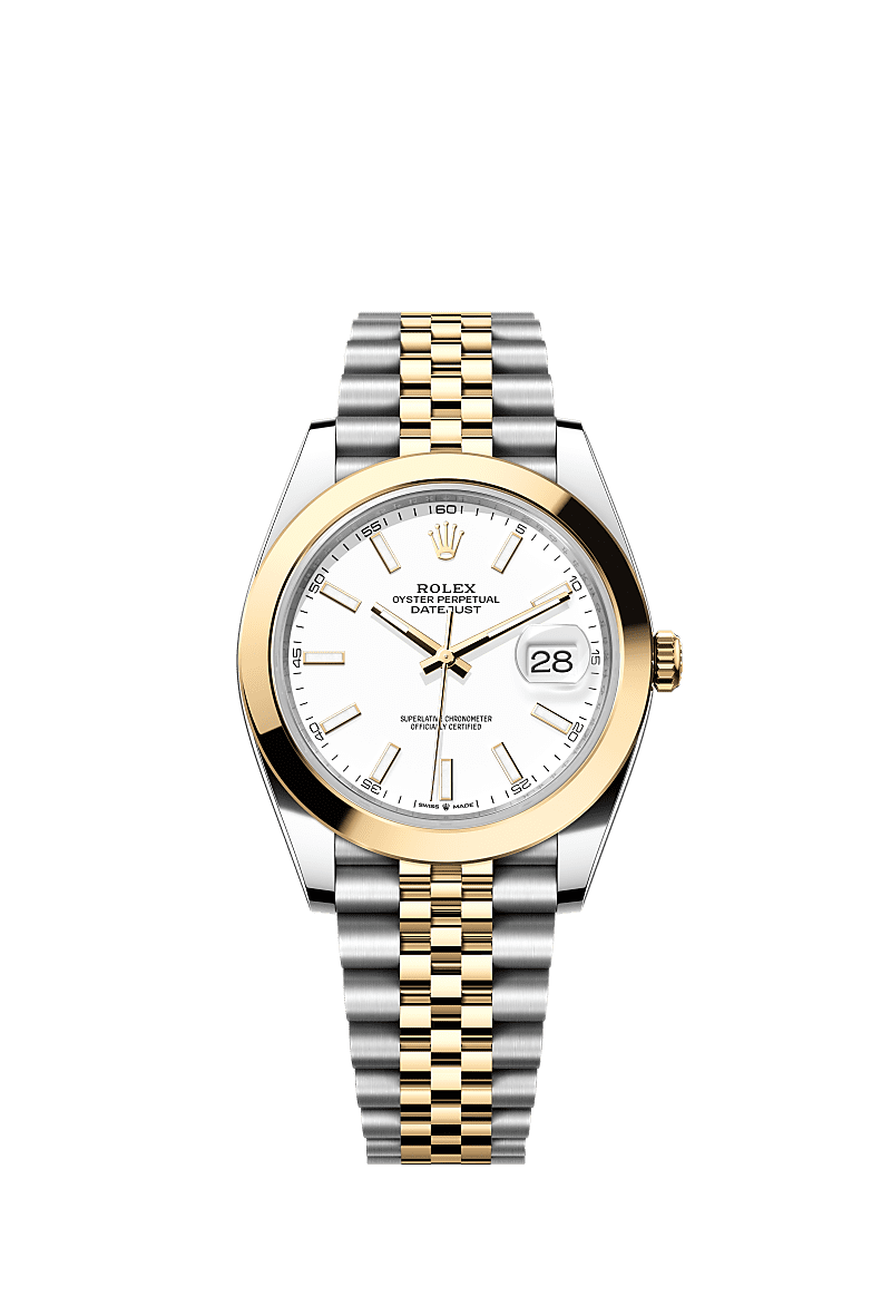 Datejust 126303 41mm Smooth Bezel Gold Silver Twotone AAA Quality Watch