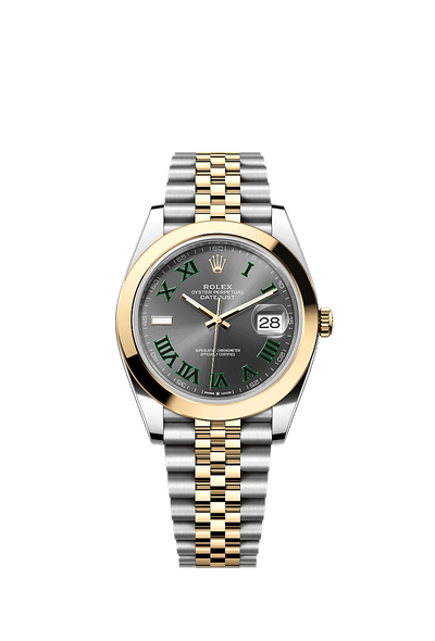 Datejust 126303 41mm Smooth Bezel Roman Dial Gold Silver Twotone AAA Quality Watch