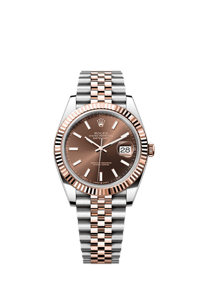 Datejust 126331 41mm Fluted Bezel RoseGold Silver Twotone AAA Quality Watch