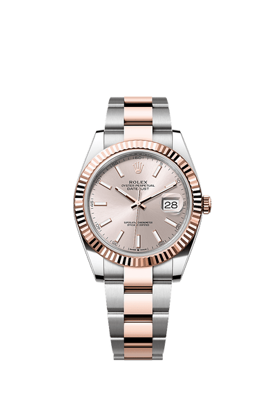 Datejust 126331 41mm Fluted Bezel RoseGold Silver Twotone AAA Quality Watch