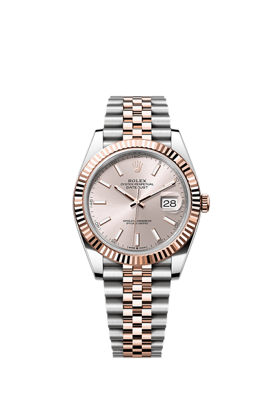Datejust 126331 41mm Fluted Bezel RoseGold Silver Twotone AAA Quality Watch