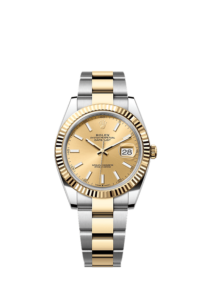 Datejust 126333 41mm Fluted Bezel Gold Silver Twotone AAA Quality Watch