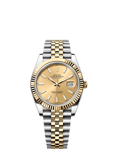 Datejust 126333 41mm Fluted Bezel Gold Silver Twotone AAA Quality Watch