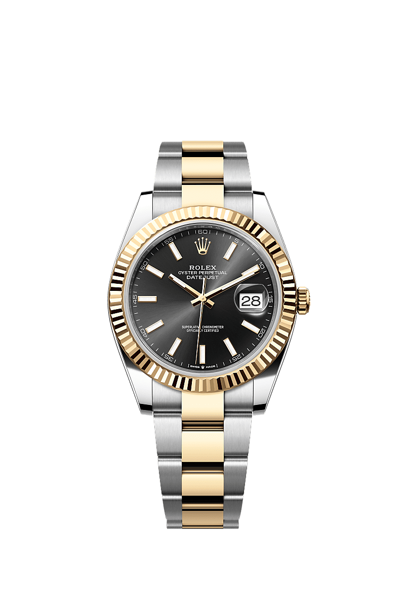 Datejust 126333 41mm Fluted Bezel Gold Silver Twotone AAA Quality Watch