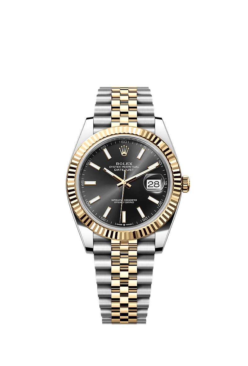 Datejust 126333 41mm Fluted Bezel Gold Silver Twotone AAA Quality Watch