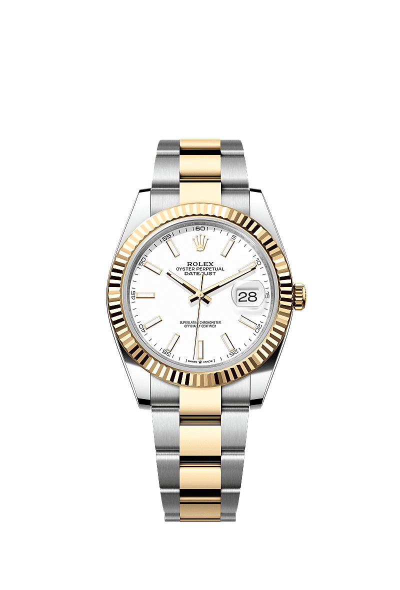 Datejust 126333 41mm Fluted Bezel Gold Silver Twotone AAA Quality Watch