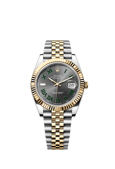 Datejust 126333 41mm Fluted Bezel Roman Dial Gold Silver Twotone AAA Quality Watch