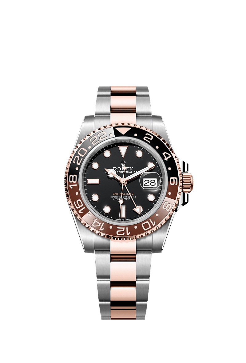 40mm GMT Master II 126711 Rosegold Stainless Steel Dual Tone Automatic Watch