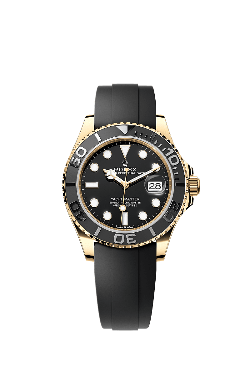 42mm Yatch Master 126655 Rubber Belt Automatic Watch
