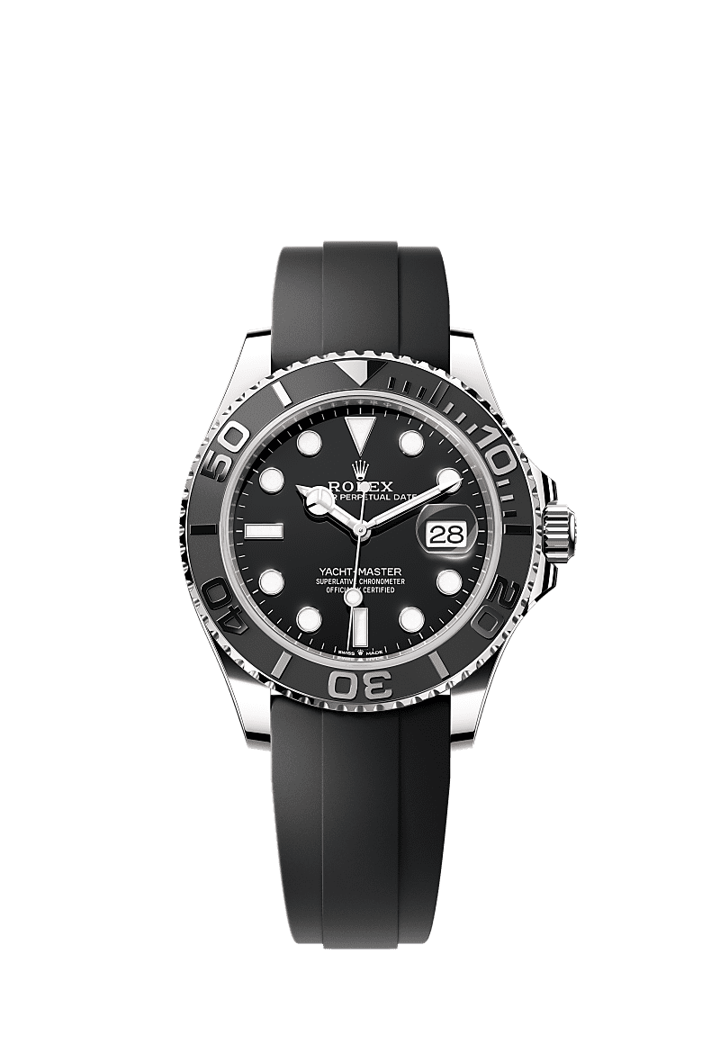 42mm Yatch Master 126655 Rubber Belt Automatic Watch