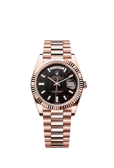 Daydate 228235 40mm Fluted Bezel Diamond Number Rosegold AAA Quality Automatic Watch