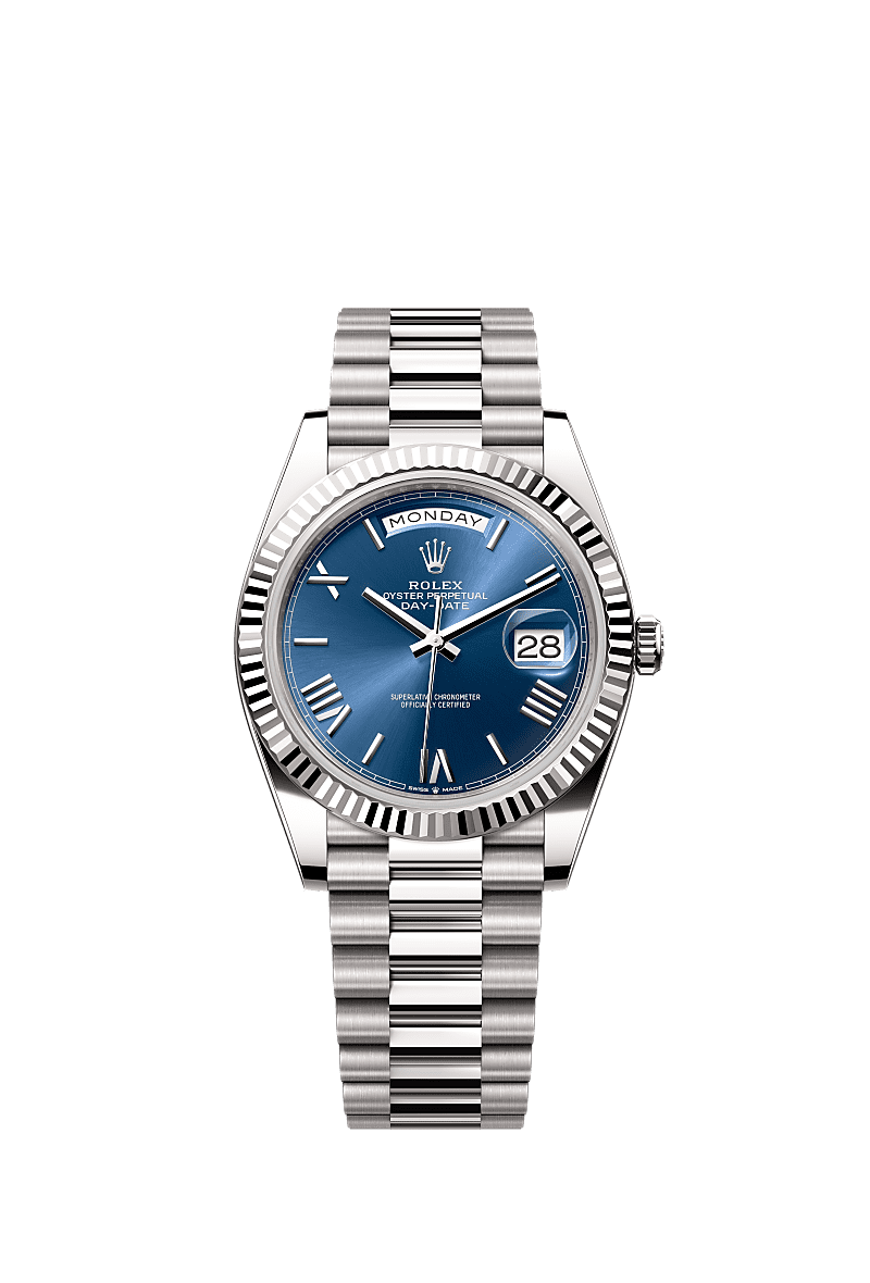 Daydate 228239 40mm Fluted Bezel Stainless Steel AAA Quality Watch