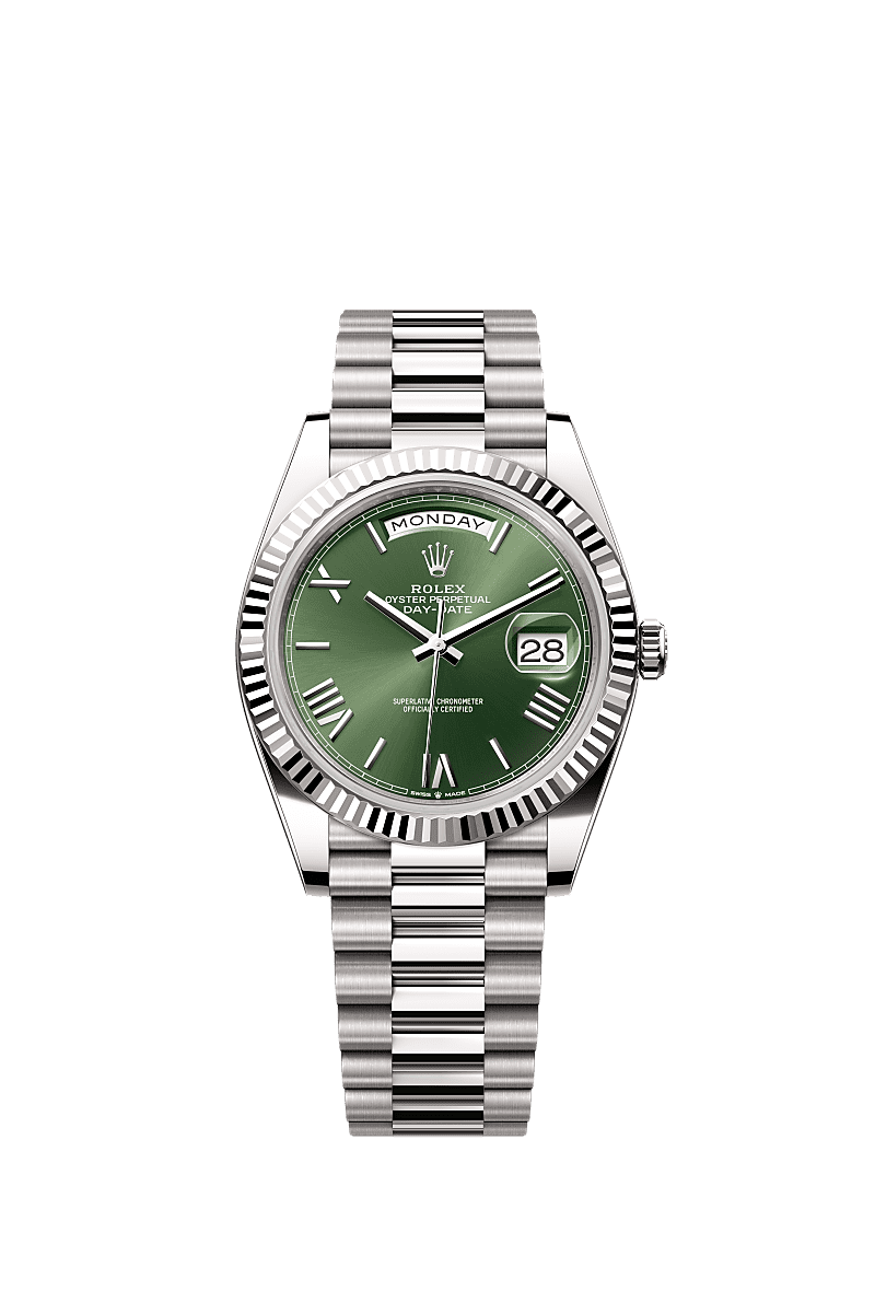 Daydate 228239 40mm Fluted Bezel Stainless Steel AAA Quality Watch