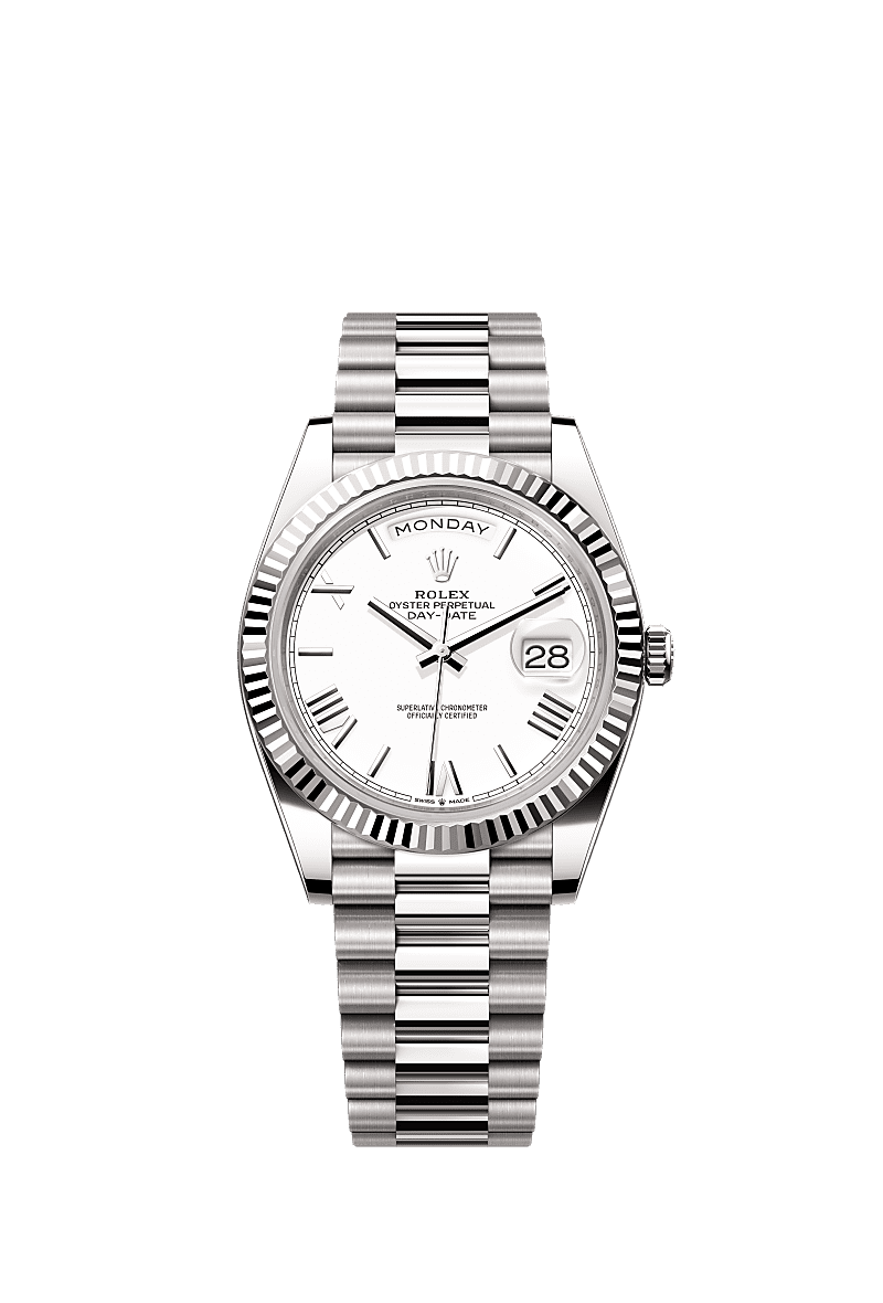 Daydate 228239 40mm Fluted Bezel Stainless Steel AAA Quality Watch
