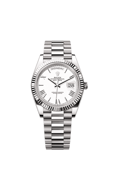 Daydate 228239 40mm Fluted Bezel Stainless Steel AAA Quality Watch