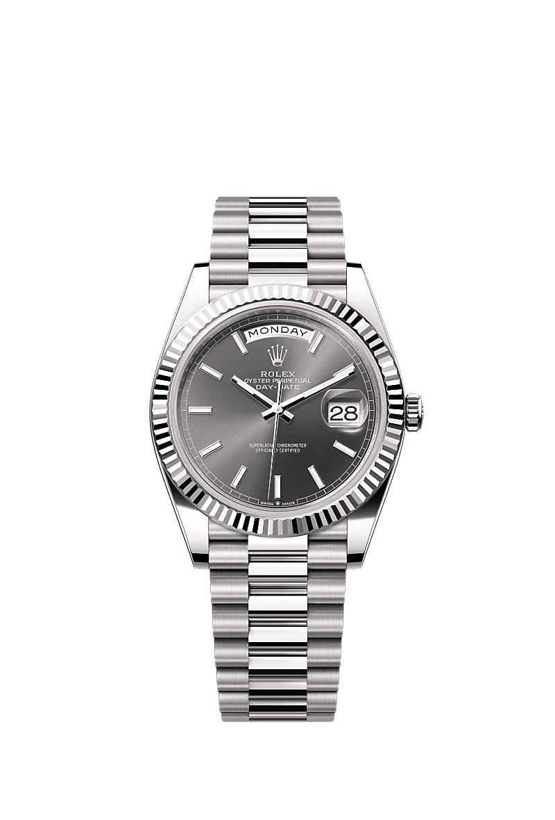 Daydate 228239 40mm Fluted Bezel Stainless Steel AAA Quality Watch