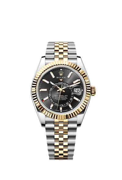 42mm Sky-Dweller 336933 Gold and Steel Belt Automatic Watch