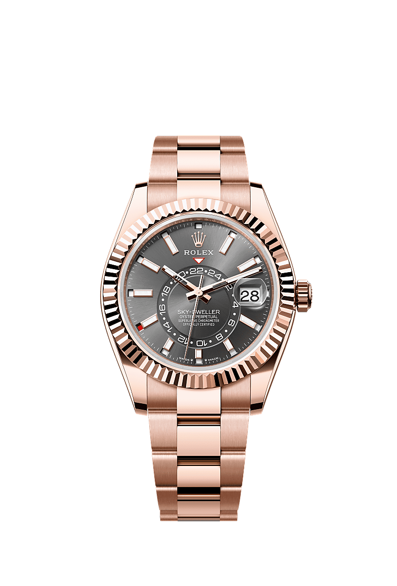 42mm Sky-Dweller 336935 Rose Gold Belt Automatic Watch