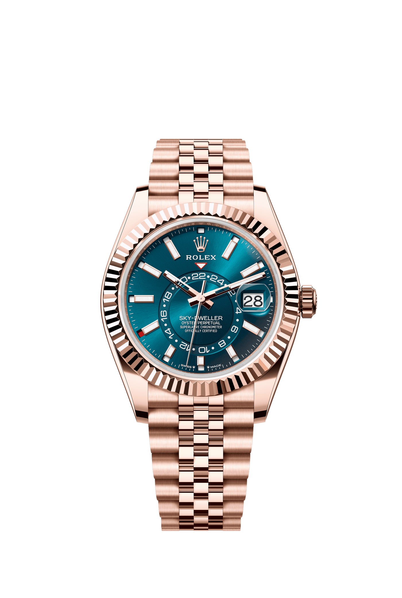 42mm Sky-Dweller 336935 Rose Gold Belt Automatic Watch