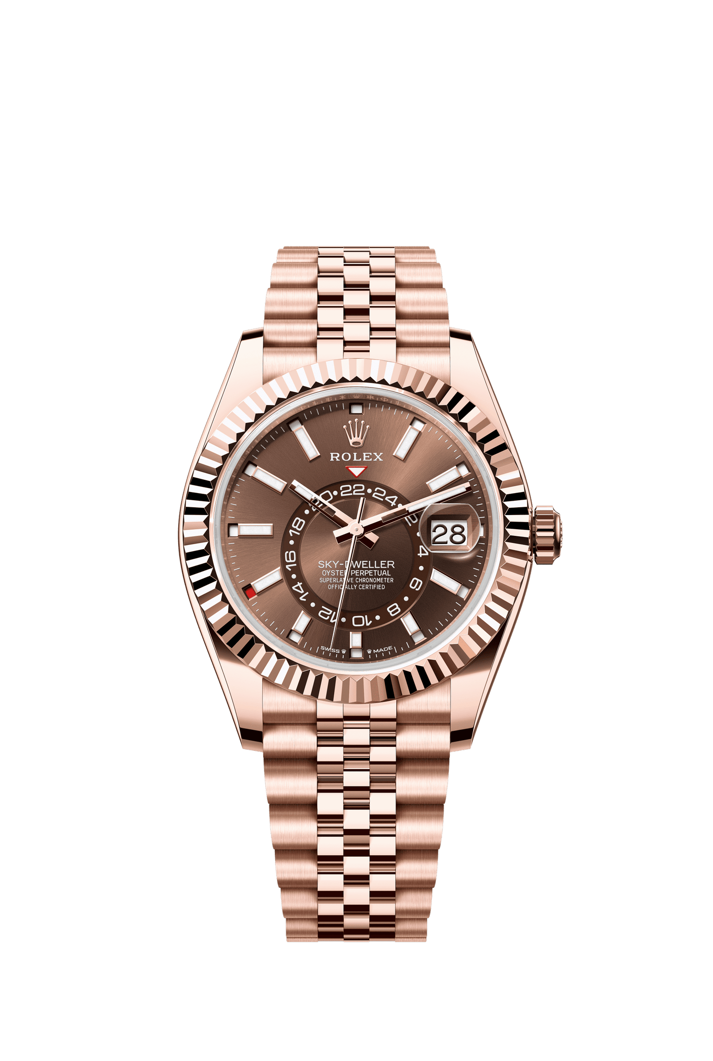 42mm Sky-Dweller 336935 Rose Gold Belt Automatic Watch