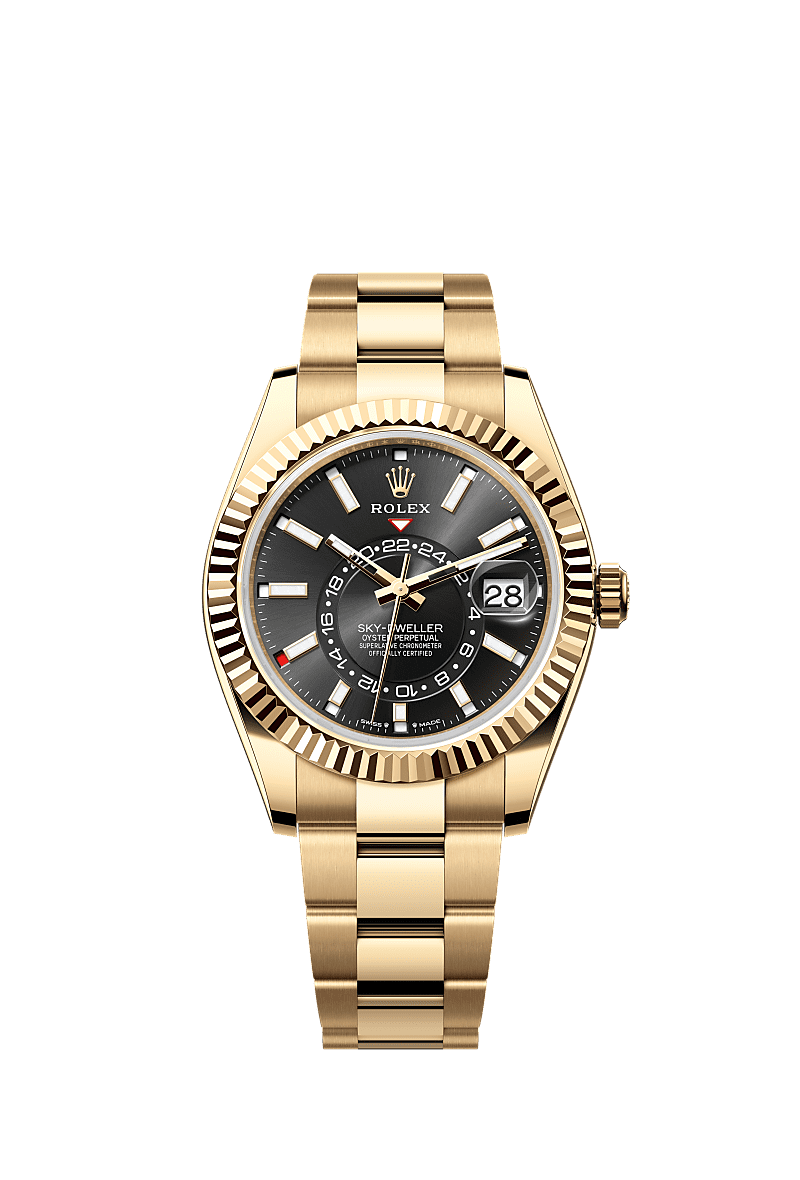 42mm Sky-Dweller 336938 Gold Belt Automatic Watch