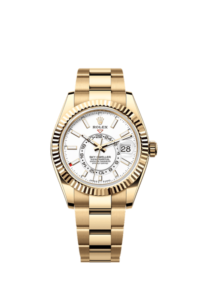 42mm Sky-Dweller 336938 Gold Belt Automatic Watch