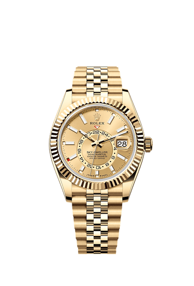 42mm Sky-Dweller 336938 Gold Belt Automatic Watch