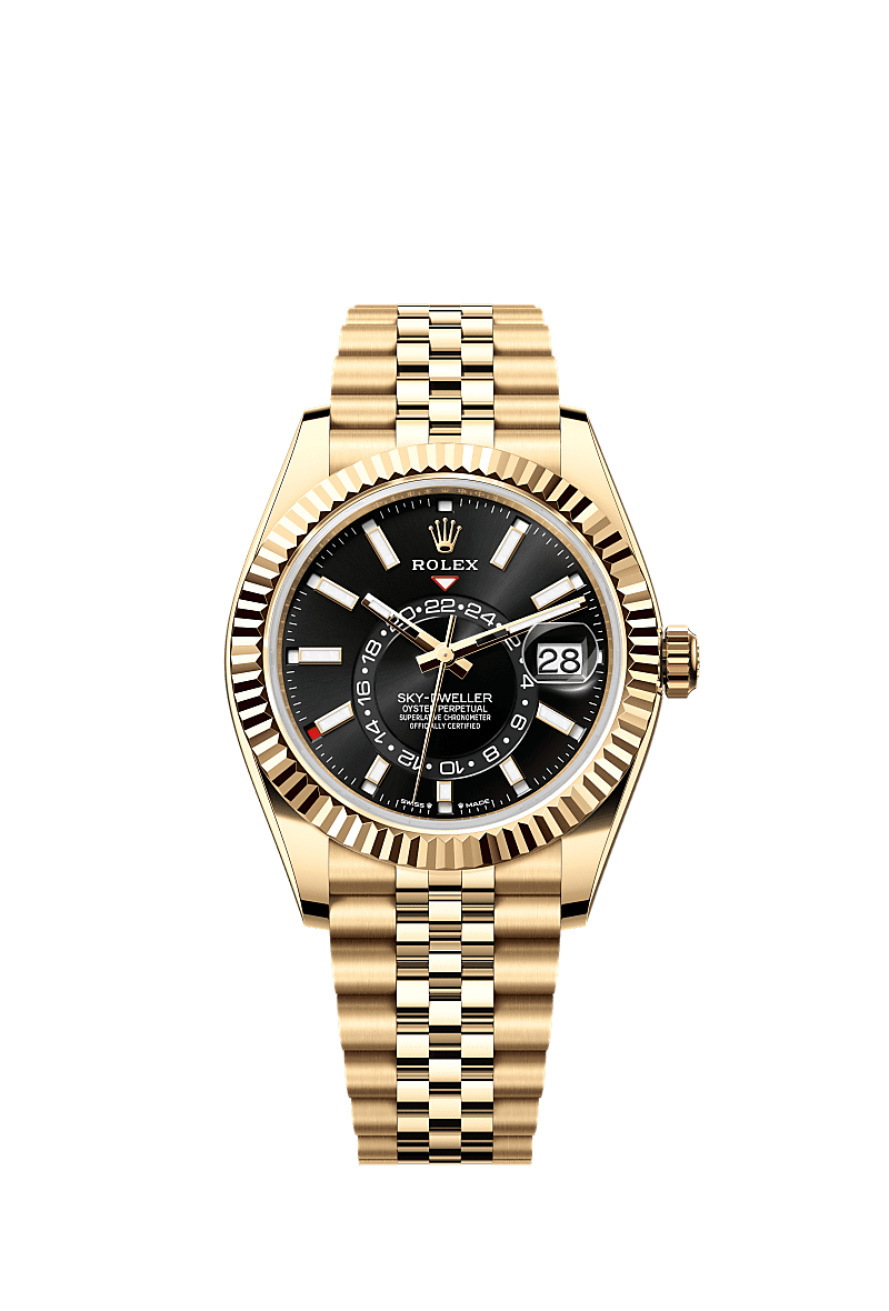 42mm Sky-Dweller 336938 Gold Belt Automatic Watch
