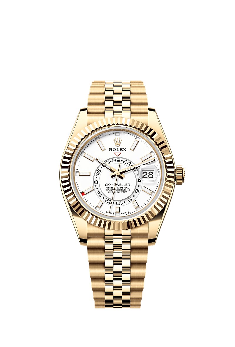 42mm Sky-Dweller 336938 Gold Belt Automatic Watch