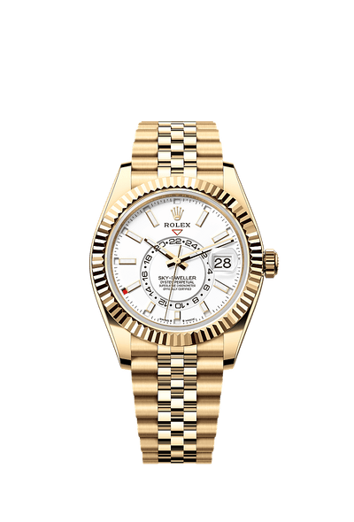 42mm Sky-Dweller 336938 Gold Belt Automatic Watch